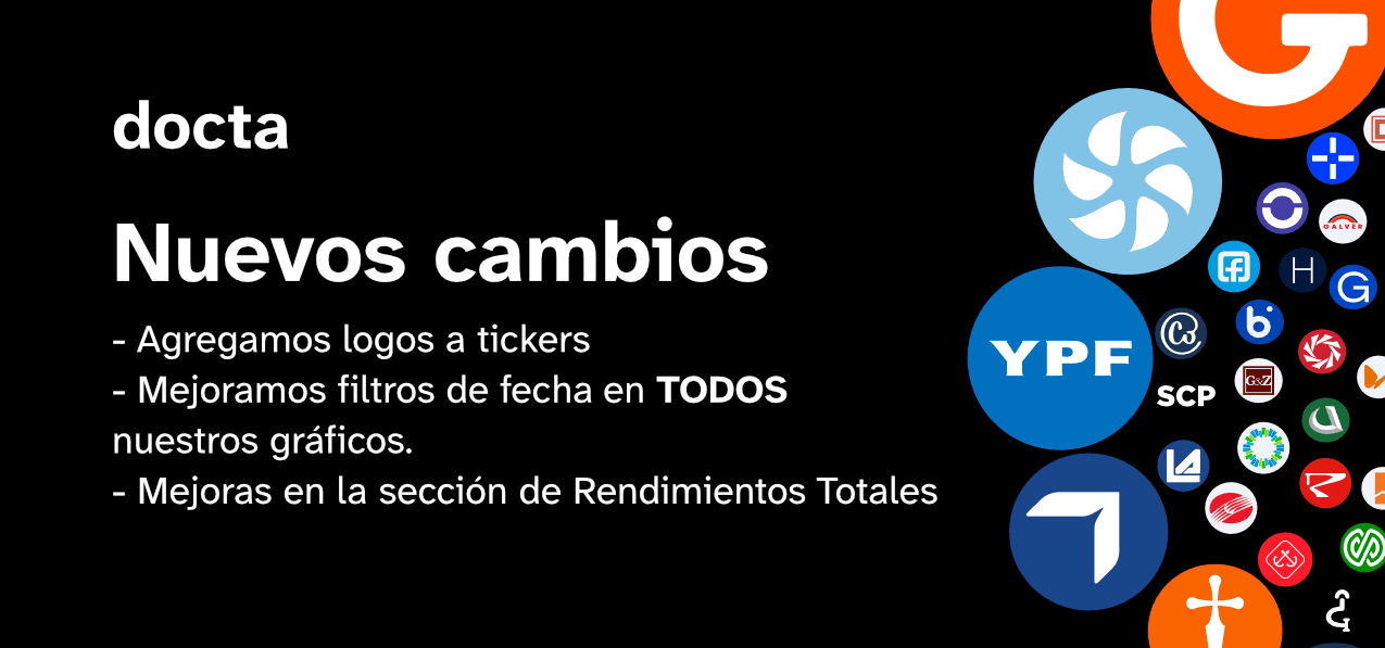Mejoras en visualización: Logos, filtros de fecha y más datos