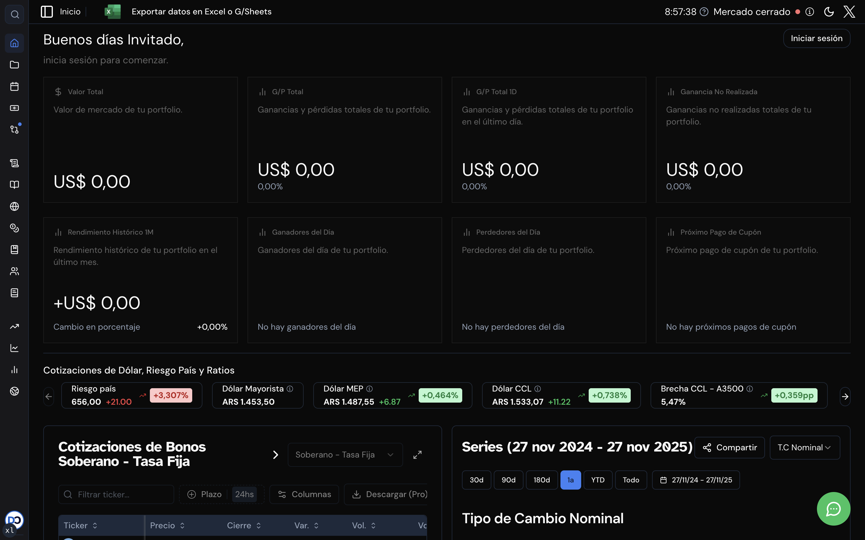 Ahora – nuevo dashboard